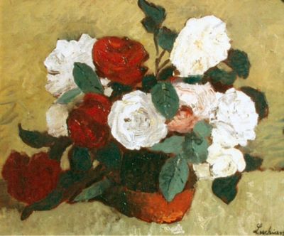 pictură - Luchian, Ștefan; Trandafiri