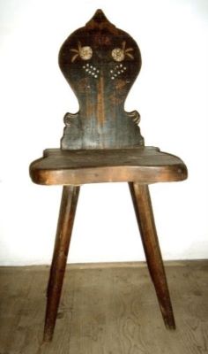 mobilier; Scaun cu spătar