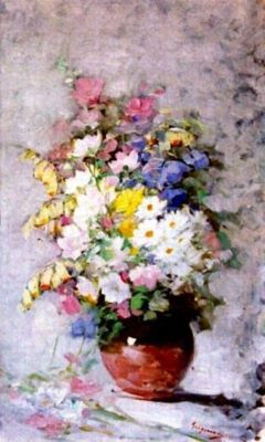 pictură - Grigorescu, Nicolae; Ulcică cu flori