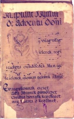 manuscris; Codex Hymnarius Batthyanyanus
