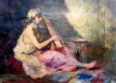 pictură - Aman, Theodor; Odaliscă