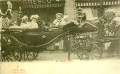 Carte poștală ilustrată - Socecu; Parada de la 10 mai 1899