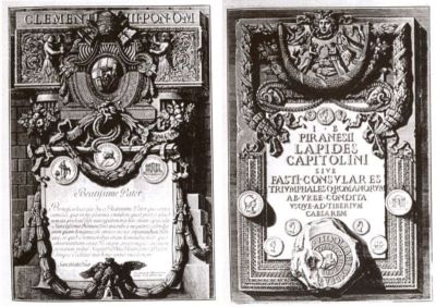 album - Piranesi, Giovanni Battista; Lapides capitolini sive fasti consulares triumphalesque romanorum
