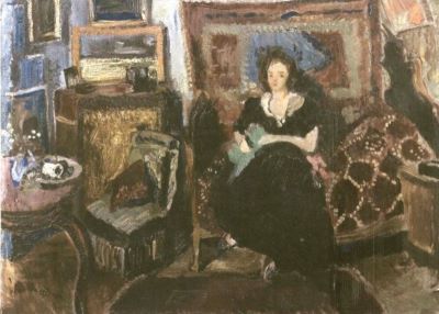 pictură - Bălăcescu-Demetriade, Lucia; Interior