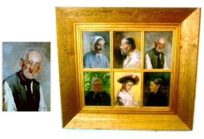pictură - Veress, Zoltán; Bătrân cu ochelari