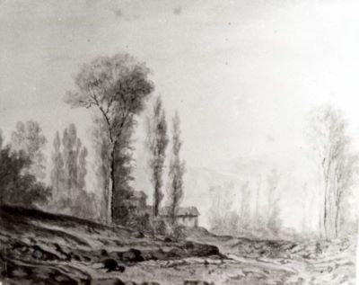 acuarelă - Trenk, Henri; Peisaj