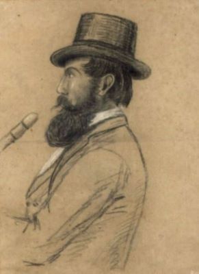 pastel - Rakotzy Parcsetich, Hugo; Colonelul Benitzky Lajos
