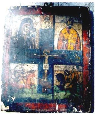 icoană; Răstignirea lui Iisus Hristos