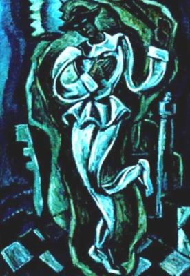 pictură - Michăilescu, Corneliu; Arlechin