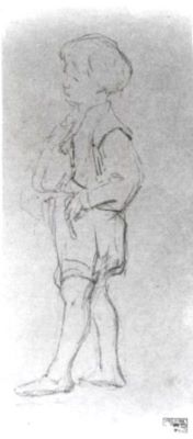 grafică - Grigorescu, Nicolae; Studiu de copil