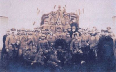 fotografie; Militari din Primul Război Mondial la Timișoara