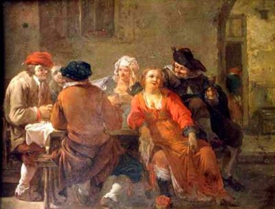 pictură - Both, Andries; Marinari petrecând