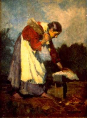 pictură - Thorma, János; Spălătoreasa