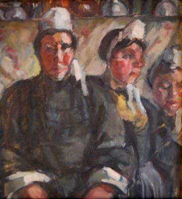 pictură - Popea, Elena; Trei femei bretone