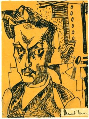 desen - Iancu, Marcel; Autoportret