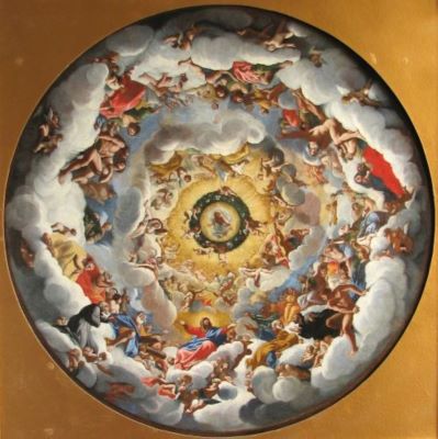 pictură - Badalocchio, Sisto (în genul lui Pietro Berrettini da Cortona); Cristos în glorie