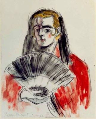 pictură - Pallady, Theodor; Spaniolă (după Manet)