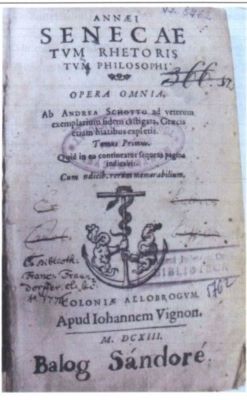 carte - Seneca, Aenaeas, Lucius; Opera Omnia