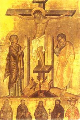 icoană; Răstignirea lui Iisus Hristos