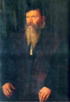 pictură; Portret de bărbat cu barbă