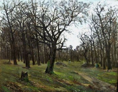 pictură - Andreescu, Ion; Pădure desfrunzită