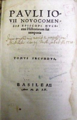 carte veche - Nucerini historiarum sui temporis; Pauli Novocomensis episcopi [Paolo Giovio]