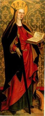 pictură - Zeitblom, Bartholomäus; Sfânta Ecaterina