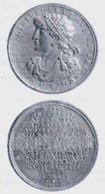 Medalie dedicată împăratului Libius Seferus