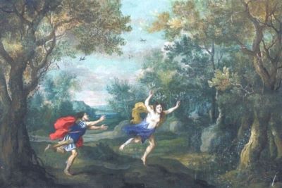 pictură - Wouters, Frans; Apolo și Daphne