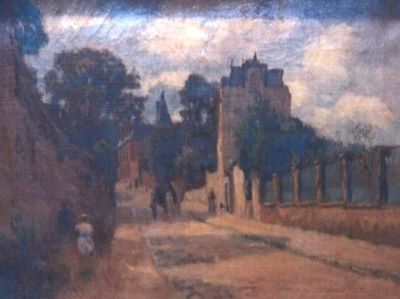 pictură - Lebourg, Albert-Charles; Stradă
