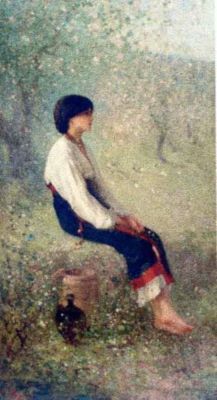 pictură - Grigorescu, Nicolae; Rodica (Primăvara)