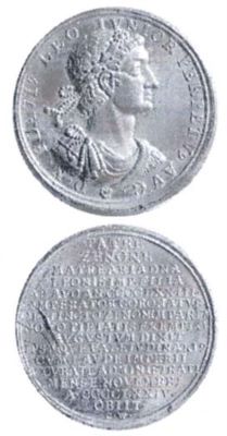 Medalie dedicată împăratului Leon II