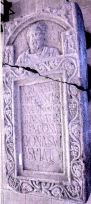stelă; Stela funerară a lui Aurelius Gratus