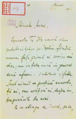 scrisoare - Teclu, Nicolae; Teclu Nicolae către Mureșianu Aurel