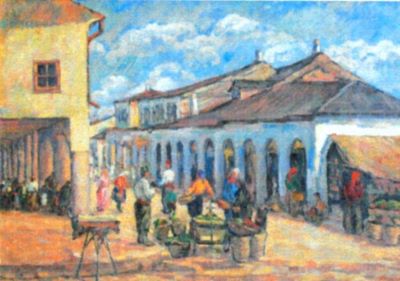 pictură - Dărăscu, Nicolae; Peisaj din Tulcea