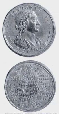 Medalie dedicată împăratului Iovian