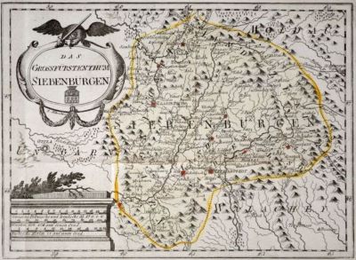 hartă - Albrecht, Ignatz; (SC.); Reilly, Franz Johann Joseph von; (EX.); Harta Marelui Principat al Transilvaniei