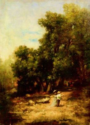 pictură - Grigorescu, Nicolae; Intrare în pădurea Fontainebleau