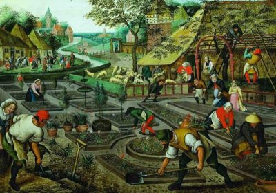 pictură de șevalet - Brueghel Cel Tânăr, Pieter; Primăvara