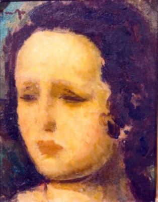 pictură - Tonitza, Nicolae; Cap de femeie