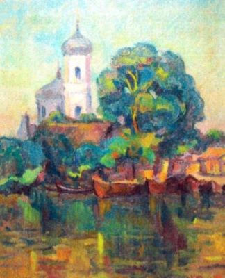pictură - Dărăscu, Nicolae; Peisaj din Vâlcov