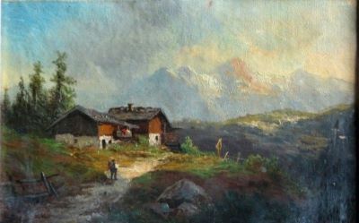 pictură - Hirth du Frênes, Rudolf; Alpii