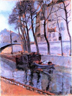 pictură - Pallady, Theodor; Sena (Cheiul Senei)