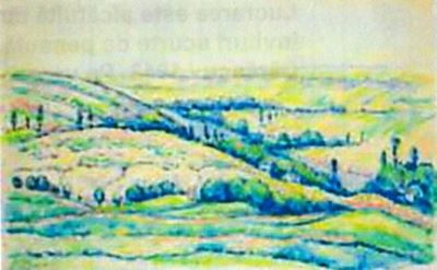 pictură - Dărăscu, Nicolae; Peisaj din Vlaici (Peisaj cu dealuri)