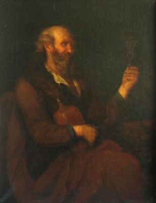 pictură - Verelst, Pietersz; Bătrân chel