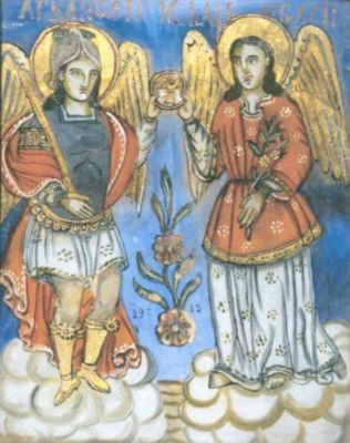 icoană; Sfinții voievozi, Mihail și Gavriil
