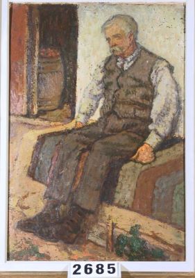 Pictură de șevalet - Dimitrescu, Ștefan; Bunicul