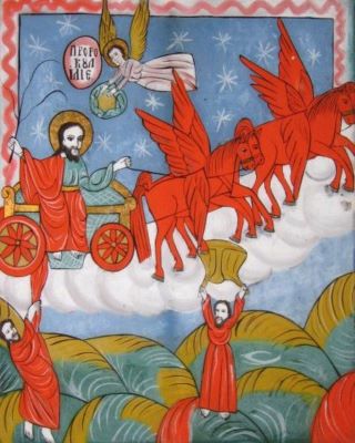 icoană - Grecu, Gheorghe; Prorocul Ilie