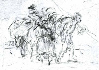 desen - Grigorescu, Nicolae; O laie de țigani