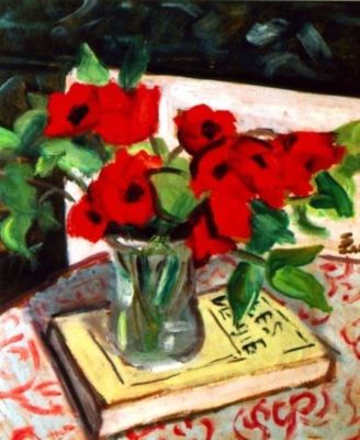 pictură - Pallady, Theodor; Flori roșii